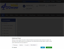 Tablet Screenshot of mikeodwyerofficefurniture.co.uk